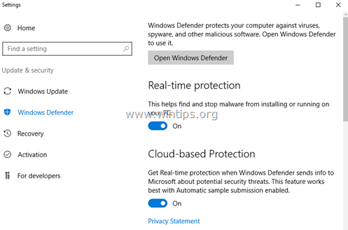 Cómo desactivar o eliminar el antivirus de Windows Defender en Server 2016