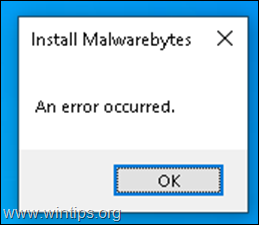 Solución rápida: Instalar Malwarebytes Se ha producido un error (solucionado)