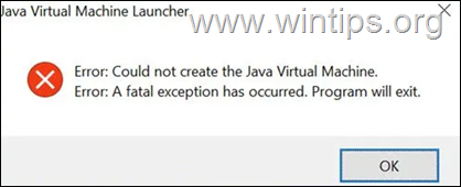FIX: No se pudo crear la máquina virtual de Java. (Solucionado)