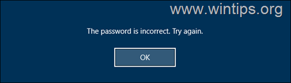 ARREGLAR: PIN o Contraseña es incorrecta aunque sea correcta en Windows 10. (Solucionado)